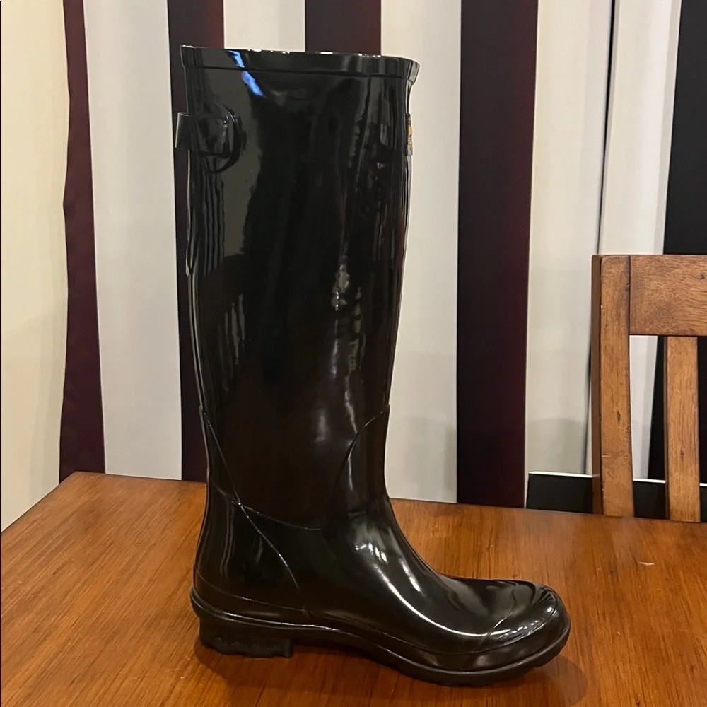 Pendleton Gloss Tall Rain Boots black Women’s Size 7